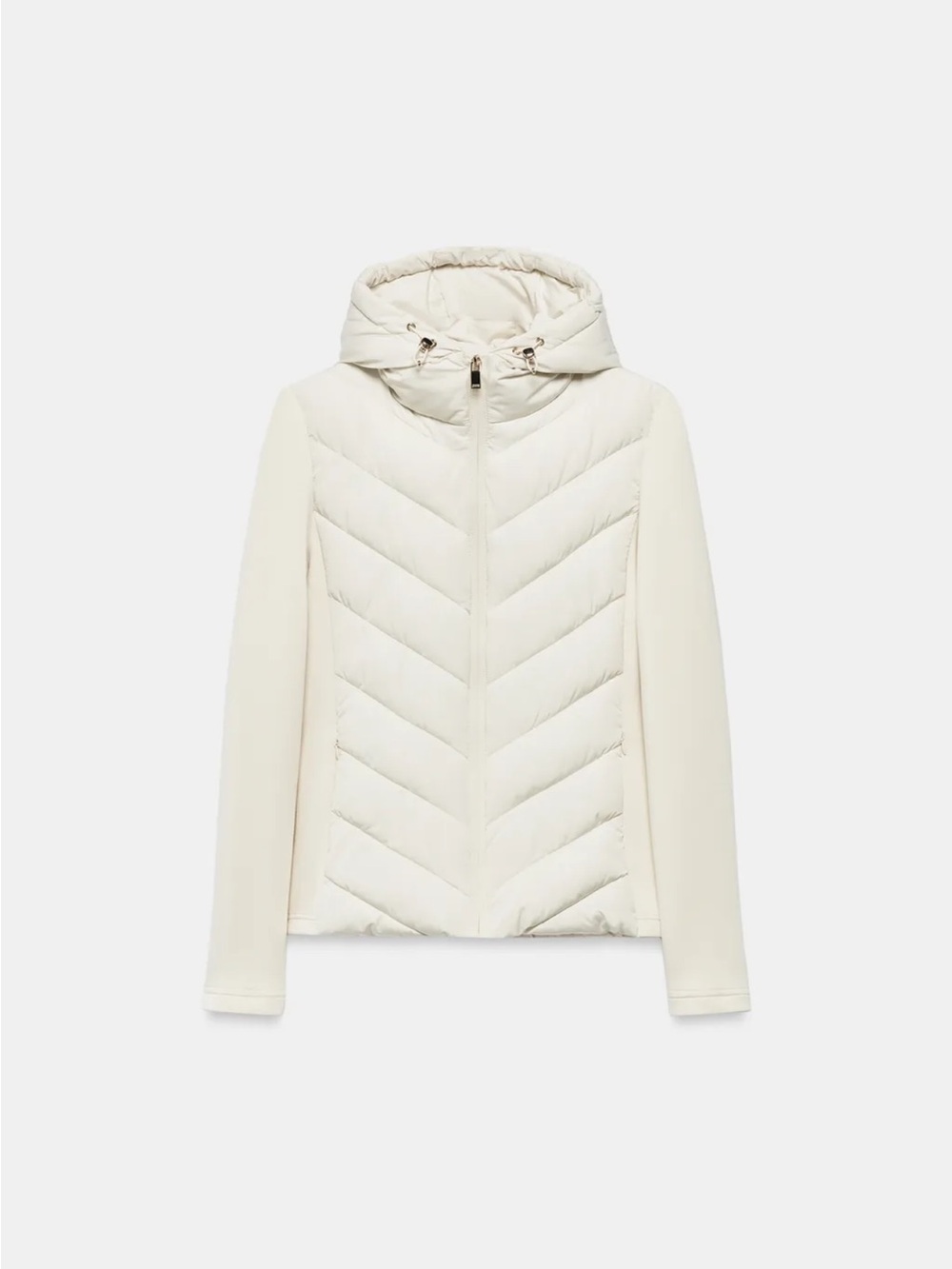 Zara Combination Hooded Puffer Jacket